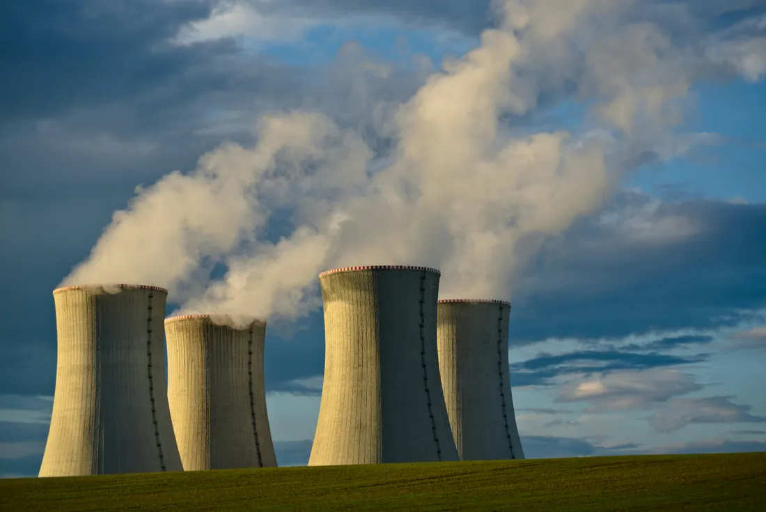 Tours aéroréfrigérantes d’une centrale nucléaire
